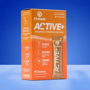 ORALADE Active+ Chicken, tekući koncentrat za rehidraciju pasa, 7x50ml