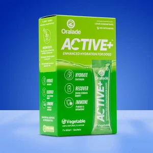 ORALADE Active+ Vege, tekući koncentrat za rehidraciju pasa, 7x50ml