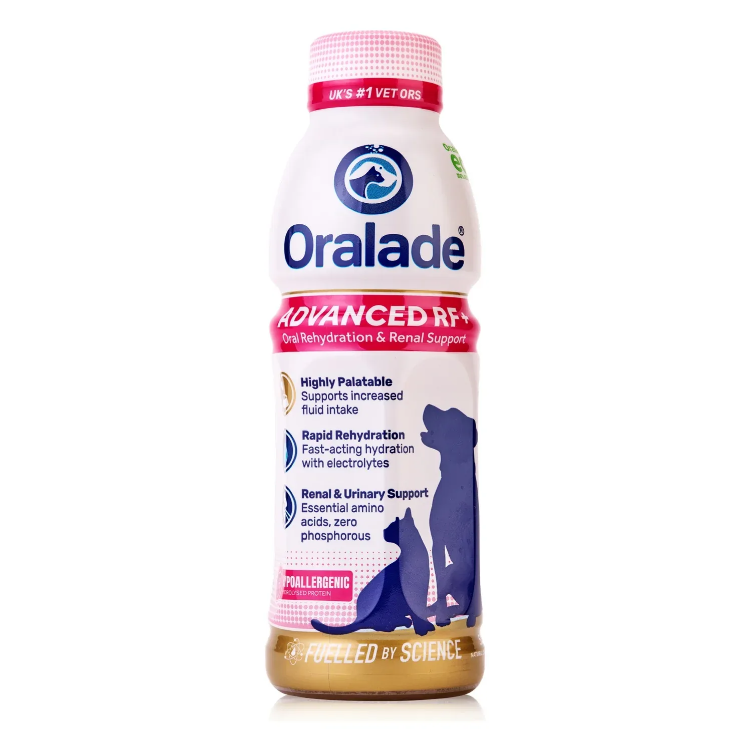 ORALADE Advanced RF+, tekućina izotonična za rehidraciju pasa i mačaka, 500ml