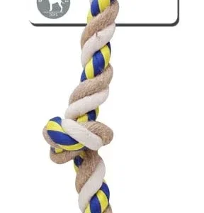 PAWISE Floss Tugger Pamučna kost 3 čvora ,40cm