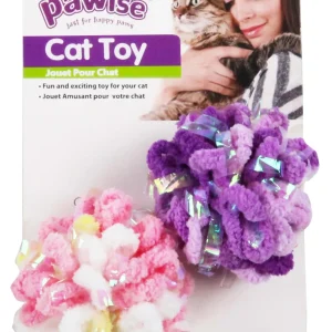 PAWISE Glitter Loptice, 2kom, 6cm