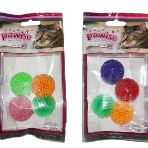 PAWISE Glitter Loptice, 4kom, razne boje