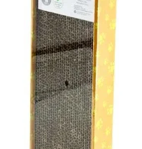 PAWISE Grebalica Corrugated s catnipom, kartonska, 48x12,5cm