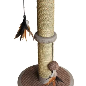 PAWISE Grebalica Vertigo stup s igračkom, 30x30x50cm