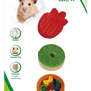 PAWISE Igračka za glodavce, Play&Chew, razni motivi, 3/1
