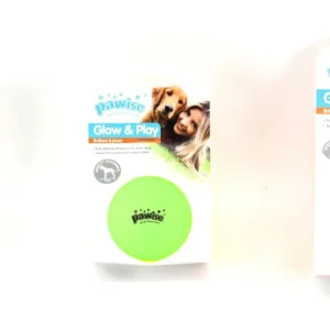 PAWISE Igračka za pse Glow & Play, lopta svjetleća, razne boje