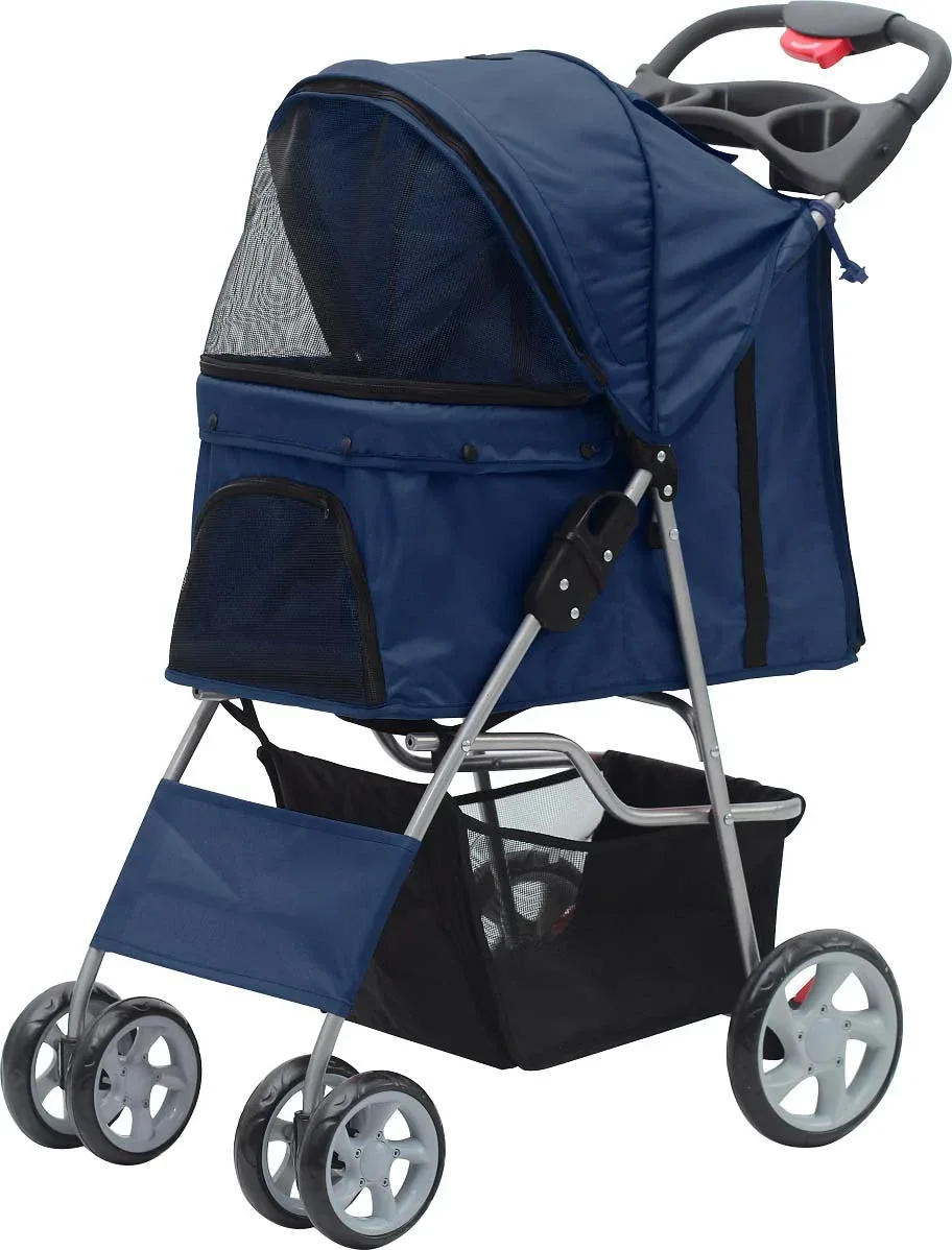 PAWISE Kolica za pse Pet Stroller, 68x46x100cm, plava