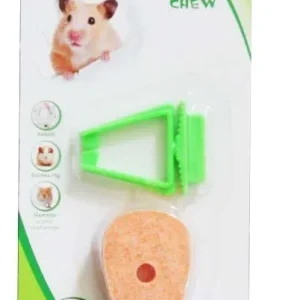 PAWISE Mineralni kamen za glodavce, Salt Carrot, s kopčom