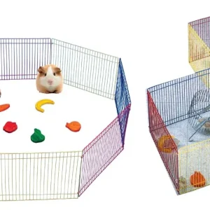 PAWISE Ogradica za igru Hamster Play Pen 8 segmenata, fi 91cm