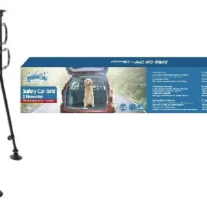PAWISE Pregrada za auto, 2 elementa, širina 85-140cm, visina 75-110cm
