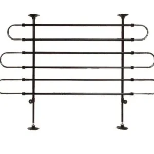 PAWISE Pregrada za auto, 3 elementa, širina 85-140cm, visina 75-110cm