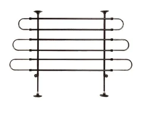 PAWISE Pregrada za auto, 3 elementa, širina 85-140cm, visina 75-110cm