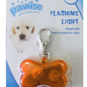 PAWISE Privjesak treptajuća lampica Kost, 4,5x3cm