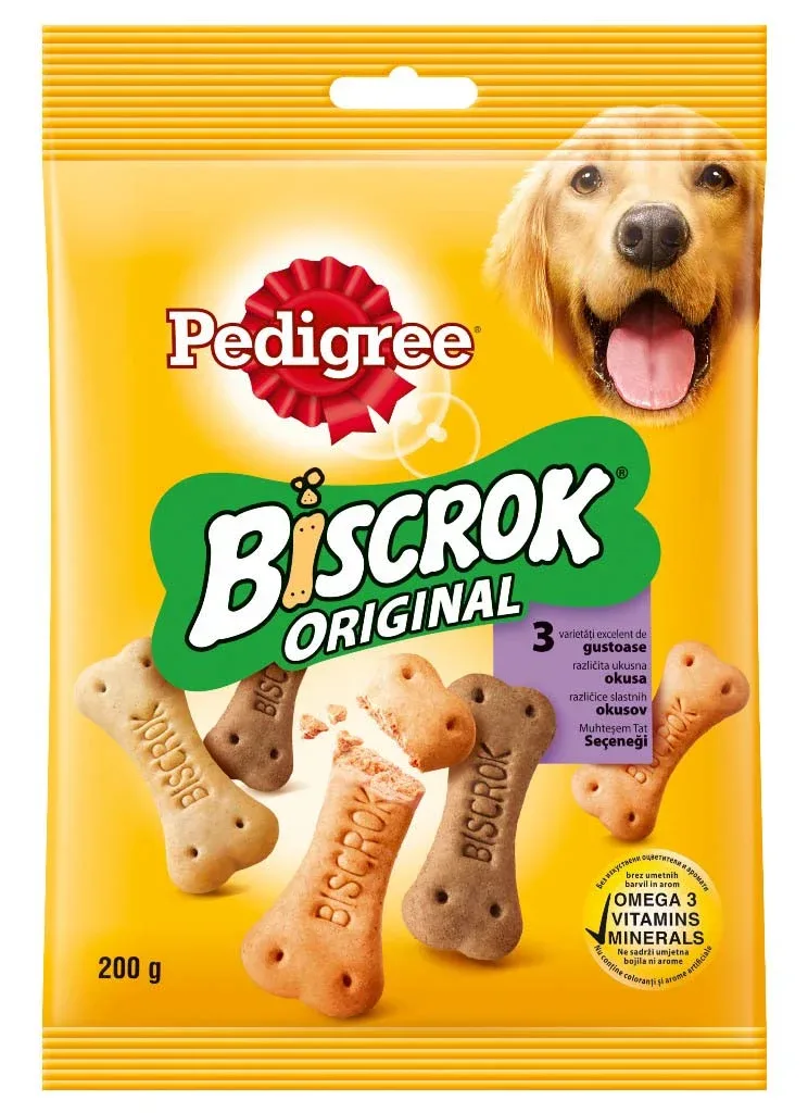 PEDIGREE Biscrok Original, s piletinom, govedinom i koštanom moždinom