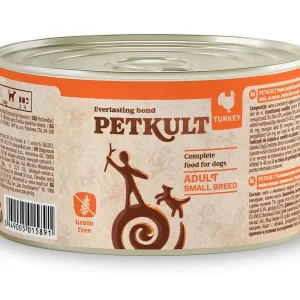 PETKULT Konzerva Mini, s puretinom, bez žitarica, za pse malih pasmina, 185g