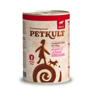PETKULT Konzerva za pse JUNIOR, s govedinom, bez žitarica