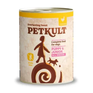 PETKULT Konzerva za pse JUNIOR, s piletinom, bez žitarica, 800g