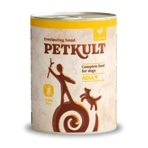 PETKULT Konzerva za pse, perad, bez žitarica, 800g