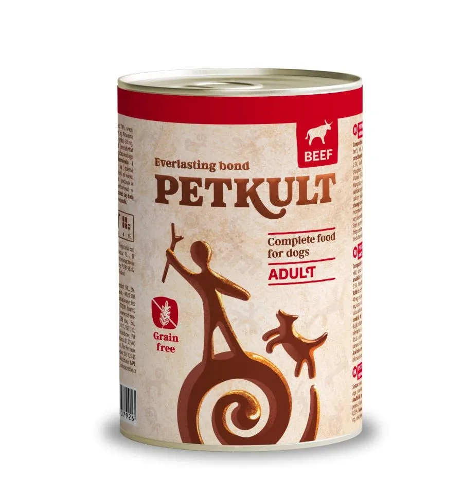 PETKULT Konzerva za pse, s govedinom, bez žitarica - Image 2