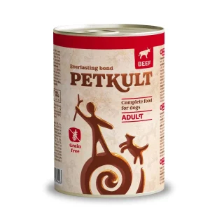 PETKULT Konzerva za pse, s govedinom, bez žitarica
