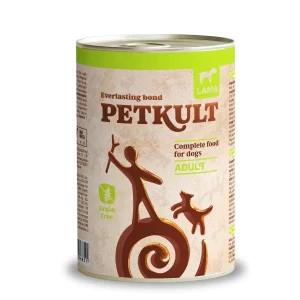PETKULT Konzerva za pse, s janjetinom, bez žitarica, 400g