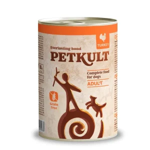 PETKULT Konzerva za pse, s puretinom, bez žitarica