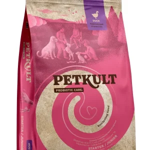 PETKULT Probiotics STARTER&JUNIOR, pačetina sa smeđom rižom
