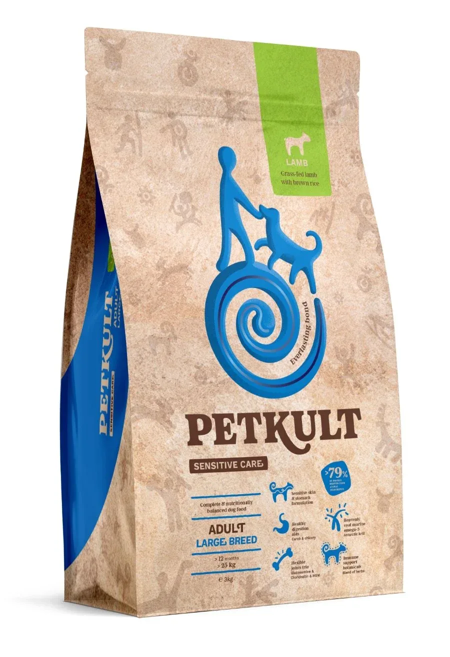 PETKULT Sensitive, Large, janjetina sa smeđom rižom - Image 2