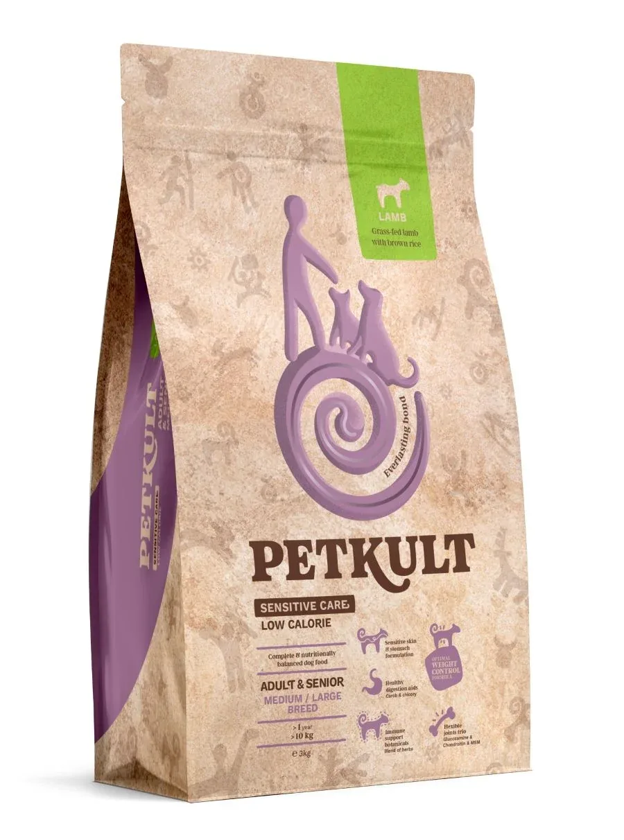 PETKULT Sensitive Low Calorie Adult&Senior Janjetina sa smeđom rižom, M/L, - Image 2