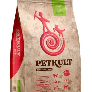 PETKULT Sensitive, Medium, janjetina sa smeđom rižom