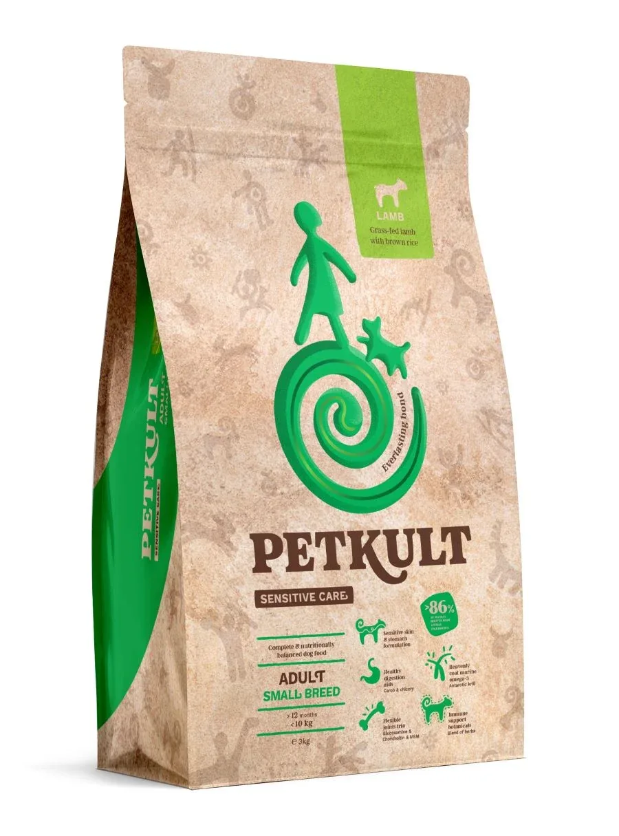 PETKULT Sensitive, Small, janjetina sa smeđom rižom - Image 2