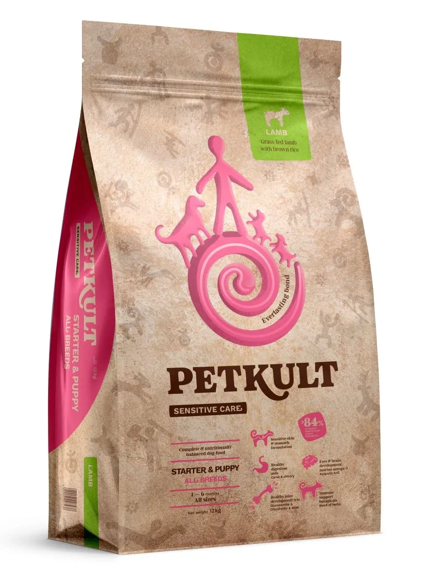 PETKULT Sensitive STARTER&PUPPY, janjetina sa smeđom rižom - Image 2