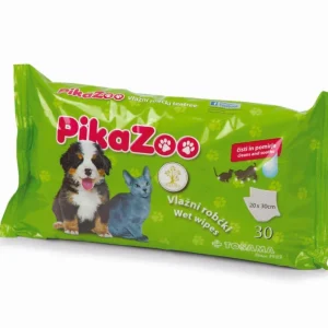 PikaZoo Vlažne maramice Tea Tree za čišćenje krzna svih kućnih ljubimaca, 30 kom
