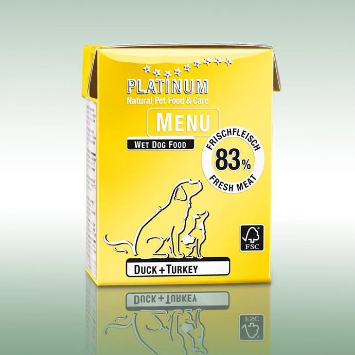 PLATINUM menu patka i puretina 375g