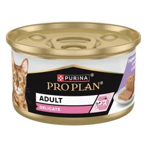 PRO PLAN Adult Delicate, mousse, bogat puretinom 85g