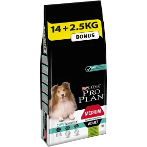 PRO PLAN Medium Adult Opti Digest Sensi Dige s janjetinom, 14kg + 2,5kg BONUS