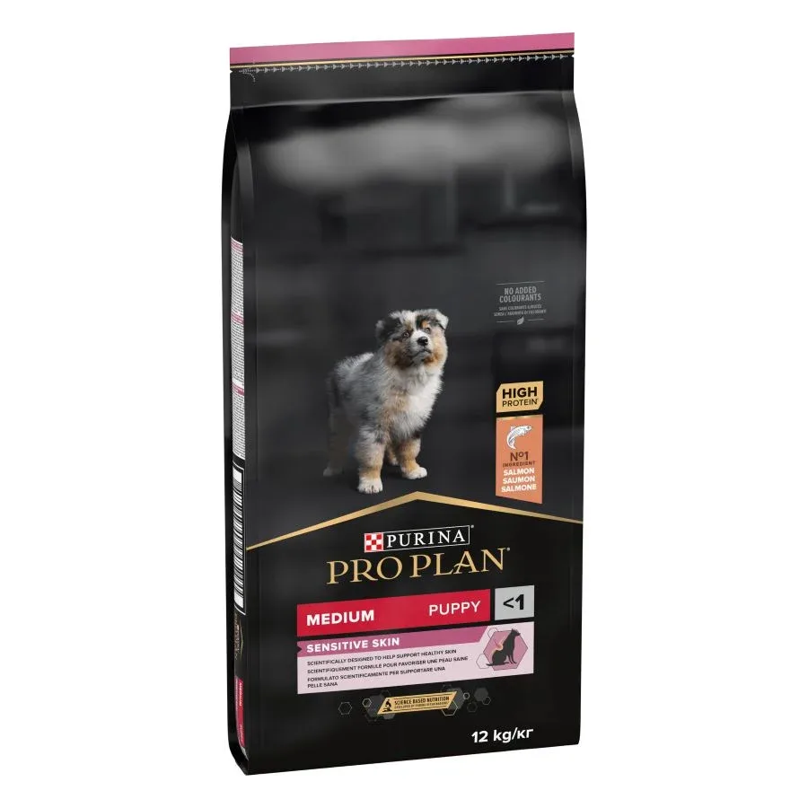 PRO PLAN PUPPY Medium, Sensitive Skin, Opti Derma, bogato lososom - Image 2