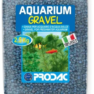 PRODAC Šljunak za akvarij, kvarcni, 2-3 mm, plavi, 2,5kg