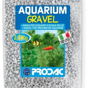 PRODAC Šljunak za akvarij, kvarcni, 3-6 mm, bijeli, 2,5kg