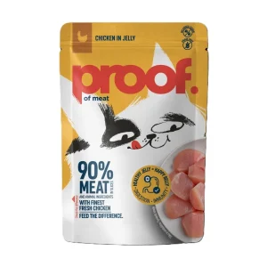 PROOF, Piletina, komadići u želeu, za odrasle mačke, 85g
