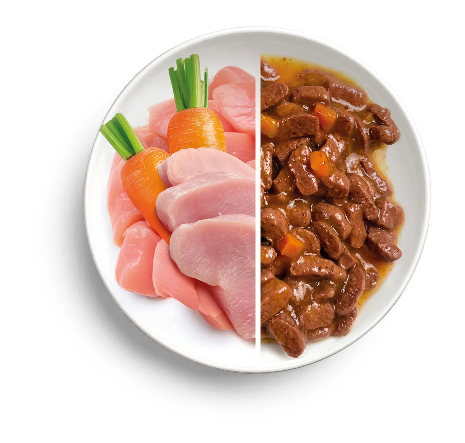 PROOF, Piletina s puretinom, komadići u umaku od mrkve, za odrasle mačke, 85g - Image 2