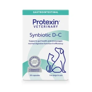 PROTEXIN Synbiotic, probiotsko-prebiotske kapsule za pse i mačke, 50 kapsula