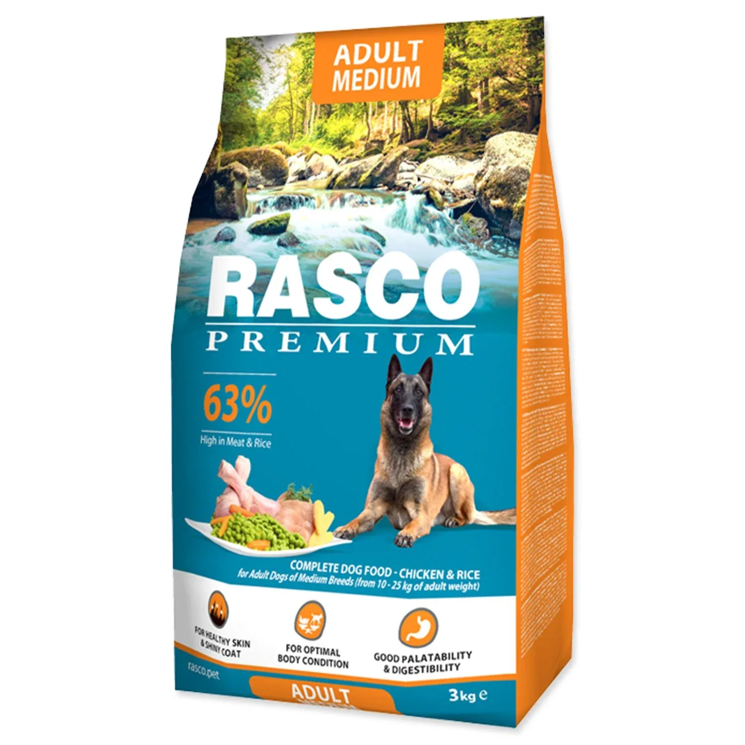 RASCO Premium Medium, piletina s rižom - Image 2