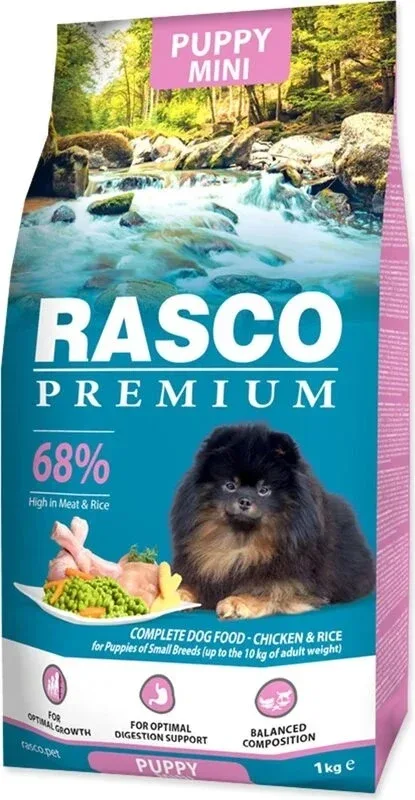 RASCO Premium PUPPY MINI, piletina s rižom