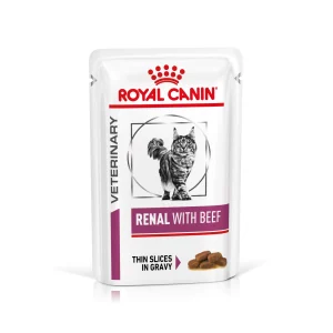 RC VHN Cat Renal s govedinom, za potporu rada bubrega, vrećice 85g