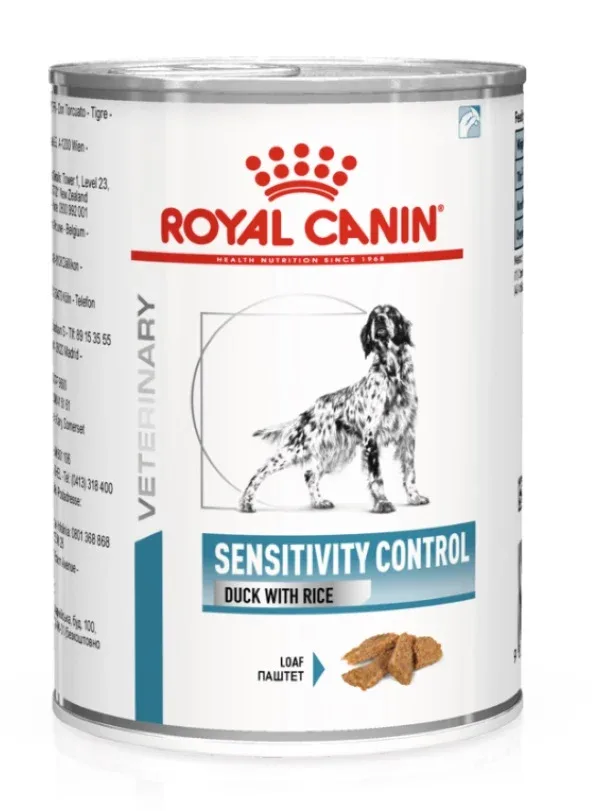 RC VHN Dog Sensitivity, s pač. kod intolerancija na hranu, konz. 410g