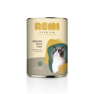 REMI PREMIUM Cat Mousse, s ribom, bez glutena, 400g