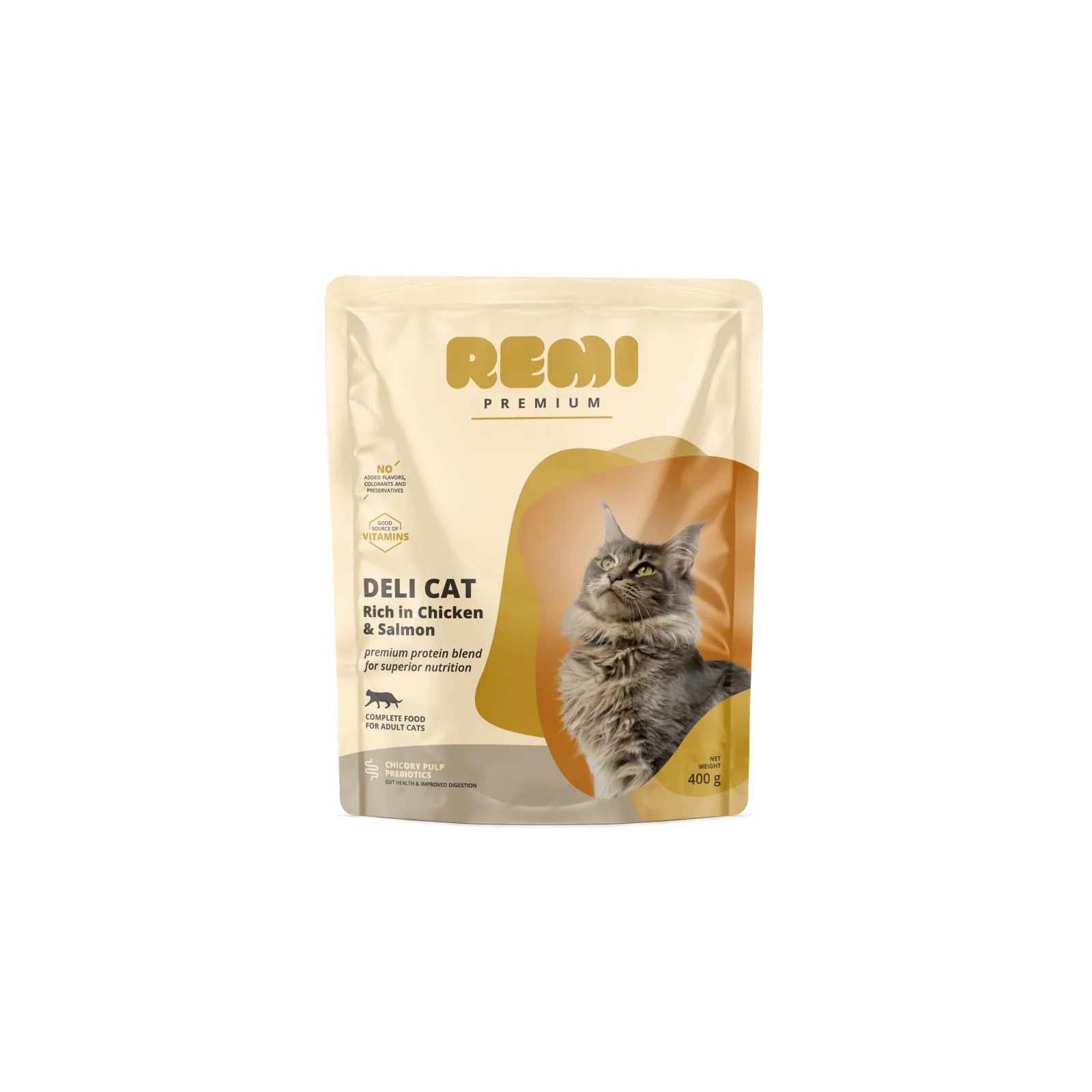 REMI PREMIUM Deli Cat, bogato piletinom i lososom