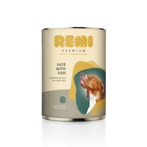 REMI PREMIUM Dog Pašteta, s ribom, bez glutena, 400g