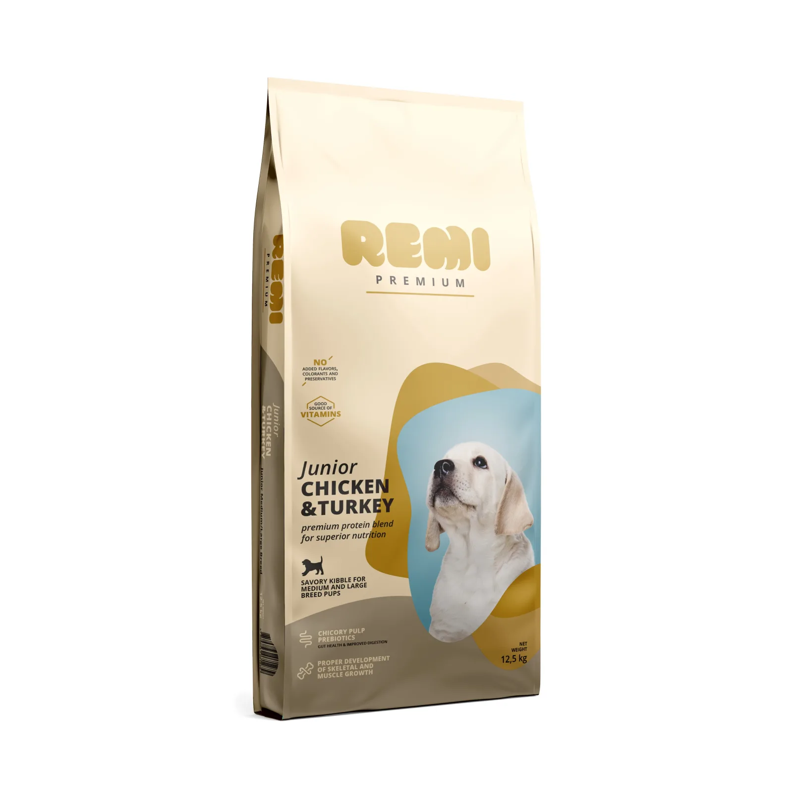 REMI PREMIUM JUNIOR Medium/Large, s piletinom i puretinom